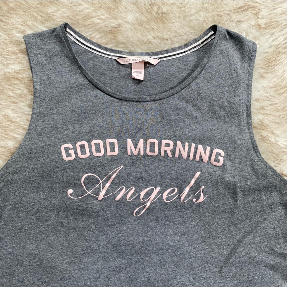 Victorias Secret Good Morning Angels Pajama PJ Tank Top